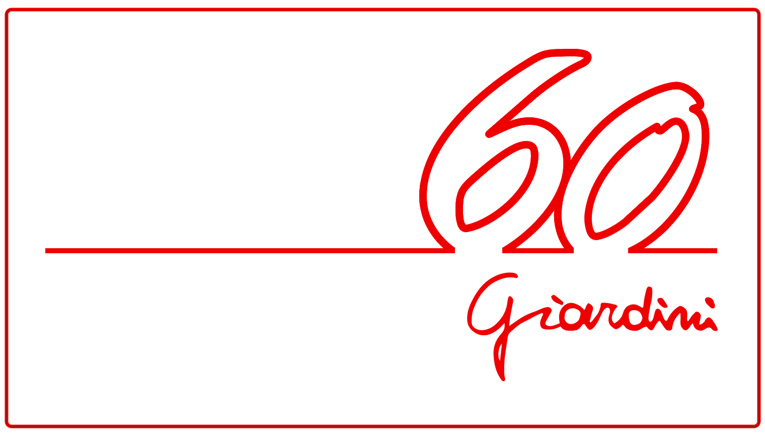Pellegrini Giardini — 60th Anniversary 1966–2026